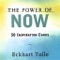 The Power of Now Inspiration Deck contains fifty cards with insightful quotations from Tolle’s classic designed to pull you into the moment to become calm and centered
