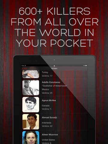 Screenshot #5 pour Bibliothèque sur les tueurs en série