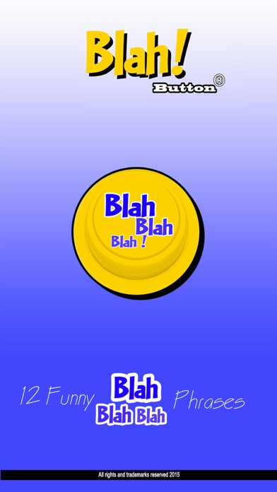 How to cancel & delete Blah! Button from iphone & ipad 1