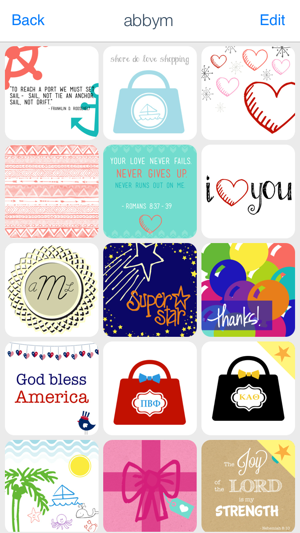 ‎Stationery - Design Glitter and Monogram meme for the Crafty Preppy DIY Girl Screenshot