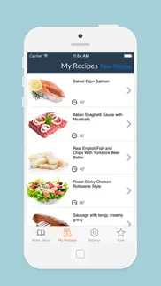 How to cancel & delete week menu - plan your cooking with your personal recipe book - iphone edition 2