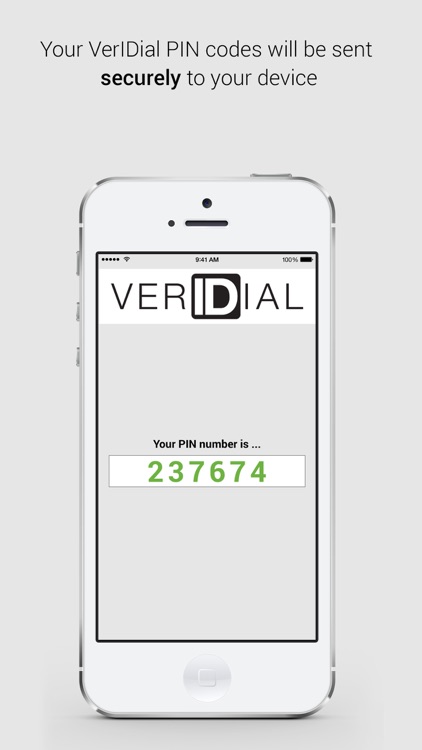VerIDial Two Factor Authentication