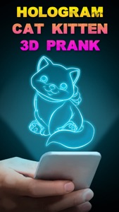 Hologram Cat Kitten 3D Prank screenshot #3 for iPhone