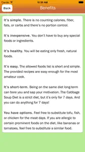 Cabbage Soup Diet - Quick 7 Day Weight Loss Plan screenshot #5 for iPhone