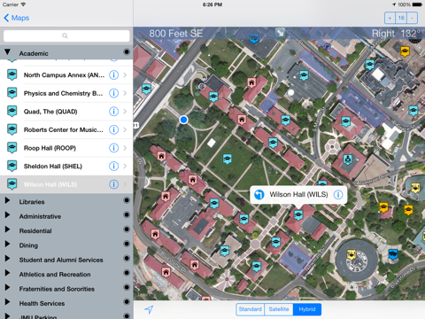 Screenshot #4 pour eMap JMU : James Madison University