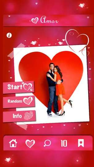 Captura de pantalla de Amor - Saludos Amorosos Para Cada Día & San Valentín! en iPhone 3