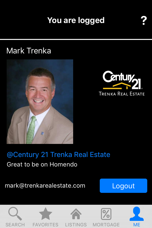 Century 21 Trenka Real Estate mobile by Homendo
