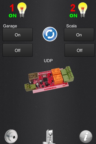 Plc2RelayOnOffUDP screenshot 2