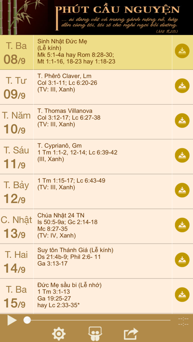 Phút Cầu Nguyện iPhone screenshot 1 - Lifestyle app