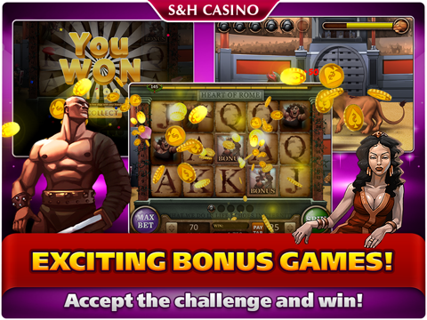Screenshot #4 for S&H Casino - FREE Premium Slots and Card Games