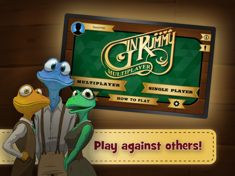 Screenshot #4 pour Gin Rummy Multiplayer HD
