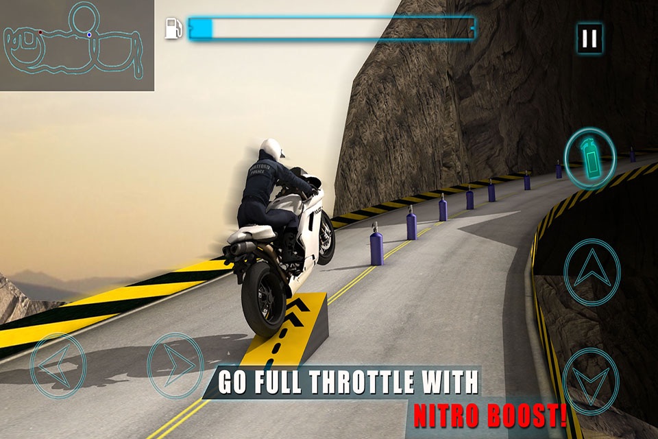 Police Fast Motorcycle Rider 3D – Hill Climbing Racing Game screenshot 3