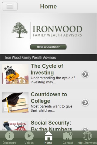 Ironwood Family Wealth Advisors screenshot 2