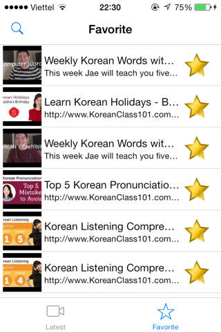 Learn Korean in Videos screenshot 2