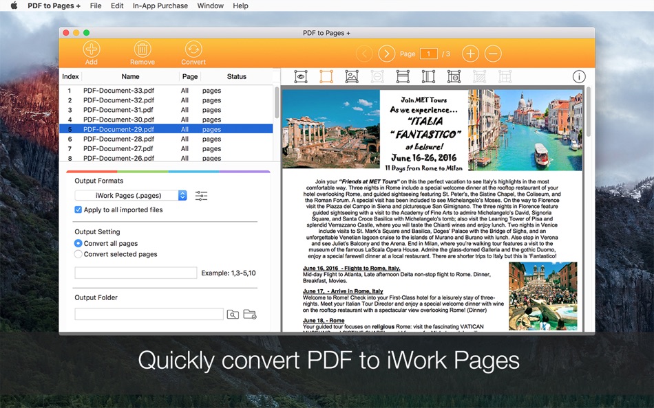 PDF to Pages + - 2.0 - (macOS)