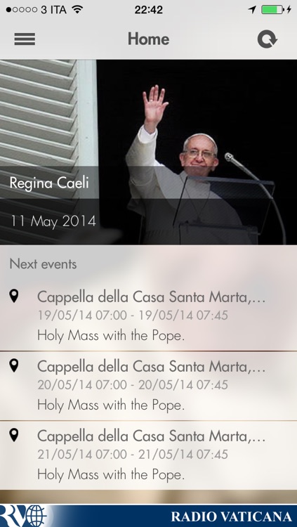 Pope Francis: the Official App of Vatican Radio