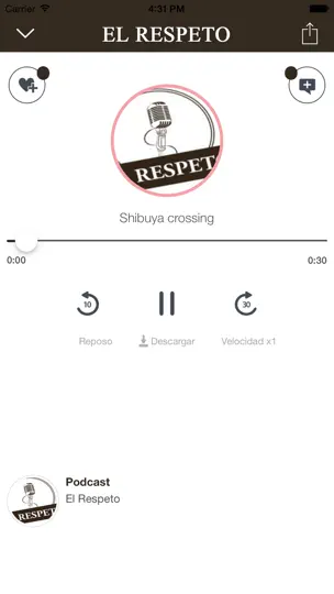 Captura de pantalla de El Respeto en iPhone 3
