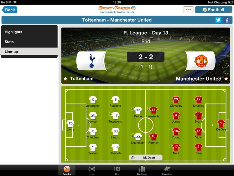 Live Scores HD - Football Tennis Basketball
