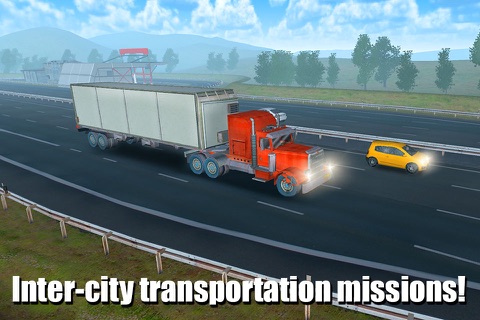 Cargo Truck Driving Simulator 3D Full screenshot 2