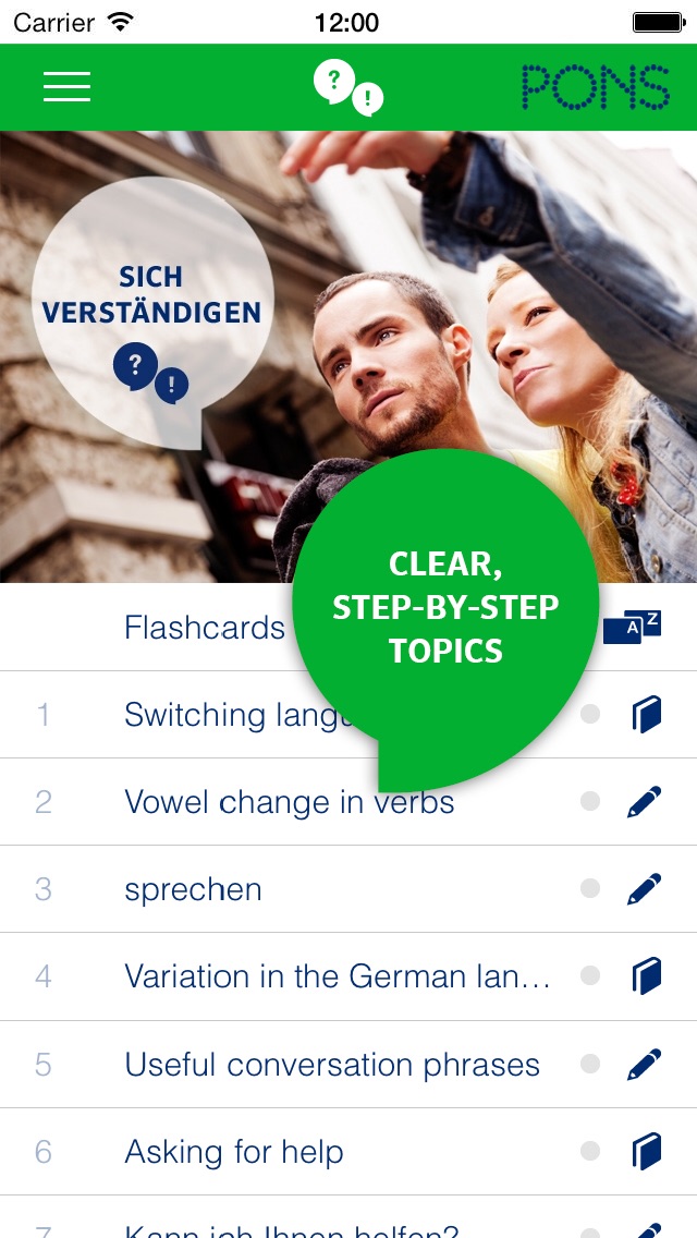 Screenshot #2 pour Learn German – PONS language course for beginners