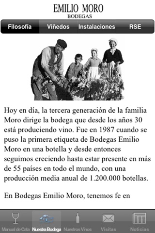 Manual de cata de Bodegas Emilio Moro screenshot 2