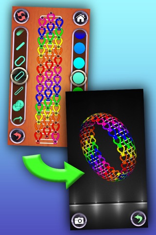 RAINBOW LOOM デザイナー - 虹織機のブレスレットを作る！のおすすめ画像1