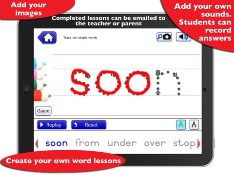 School Writing – Learn to write the abc, numbers words and more. (Sth Africa) screenshot 2