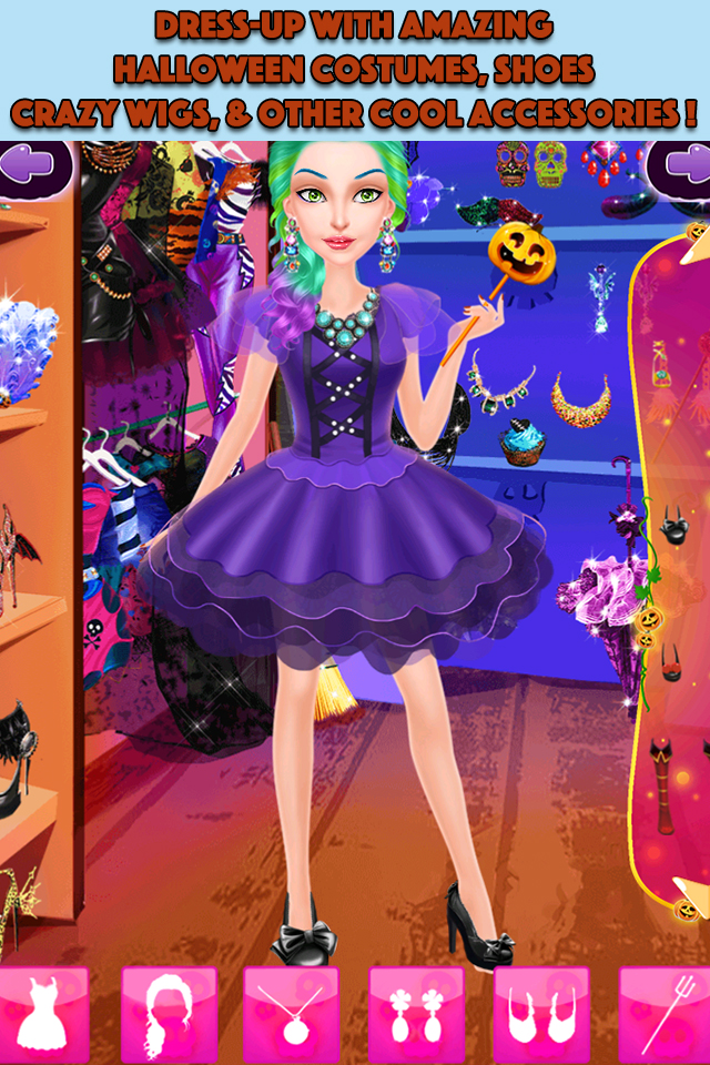 Halloween Makeover and Salon