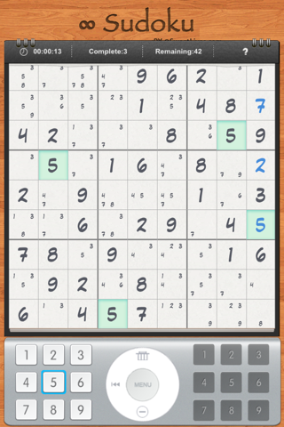 ∞Sudoku -  the Best, Cool, Fun, Trivia Sudoko Quiz Quest Solver, a Free Puzzles Game screenshot 3