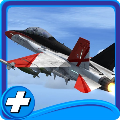 Jet Force flight simulator 3d Icon