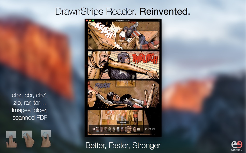 DrawnStrips Reader - The Best Comic Reader for Mac OS X - 3.1 - (macOS)