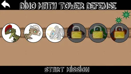 Dinosaur Math Tower Defense