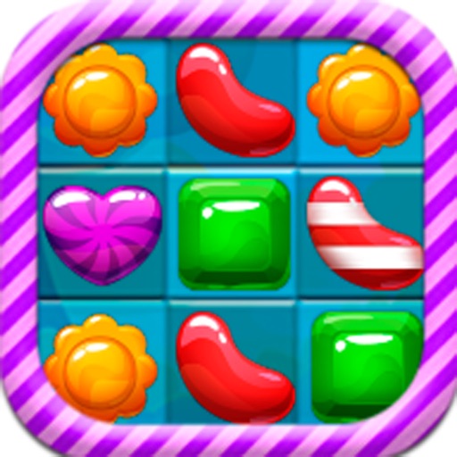 Sweet Fruit Jelly Garden Saga : Match 3 Free Game icon