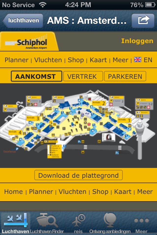 Amsterdam Airport Info + Radar screenshot 4
