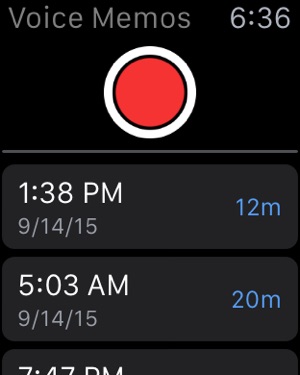 Voice Memos for Apple Watch on the App Store