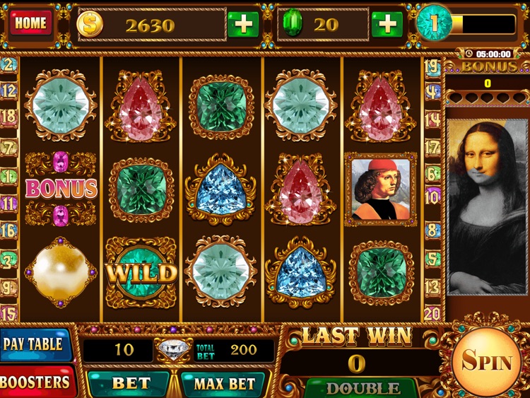 Slot - Diamonds of DaVinci Code HD