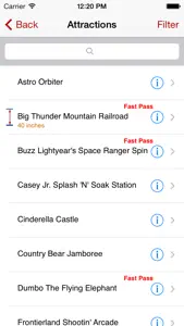 All DisneyWorld Maps with wait time screenshot #3 for iPhone