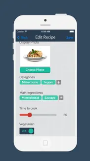 How to cancel & delete week menu - plan your cooking with your personal recipe book - iphone edition 4