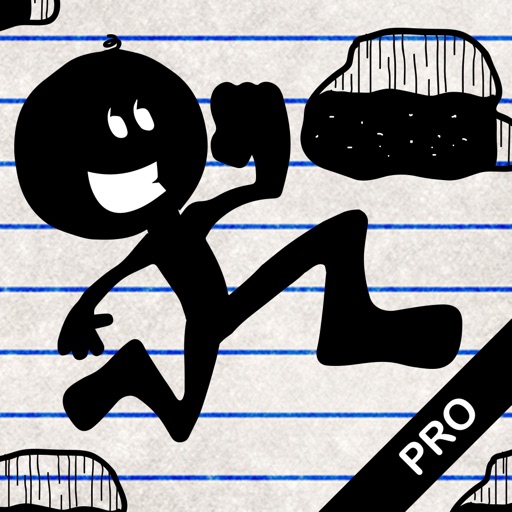 Stickman Sprinter Dash PRO - Impossible platform geometry while running a marathon as a doodle runner iOS App