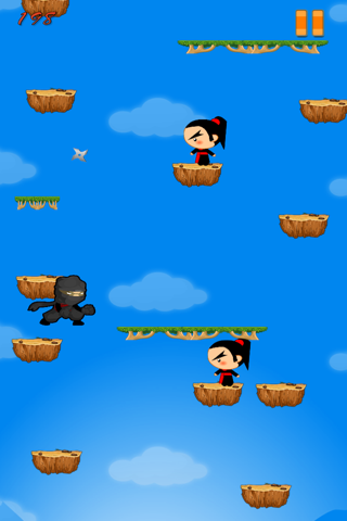 Ninja Mega Sky Jump - Endless Kung Fu Jumping Free Game screenshot 3