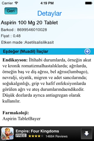 Cep İlaç Lite screenshot 4