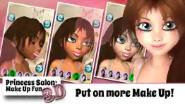 princess salon: make up fun 3d iphone screenshot 1