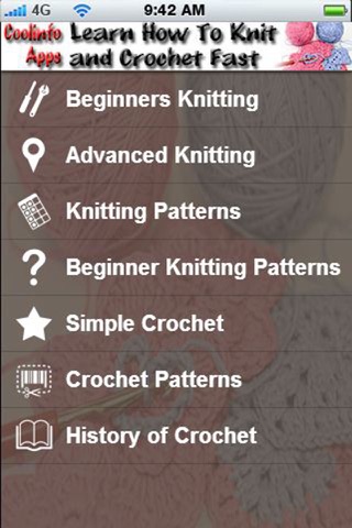 Knit and Crochet: Learn How To Knit and Crochet Fast! screenshot 2