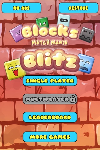 Blocks Match Mania Blitz - Free Multiplayer Connect 3 Game screenshot 2