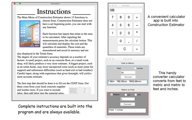 Screenshot #2 pour Construction Estimator
