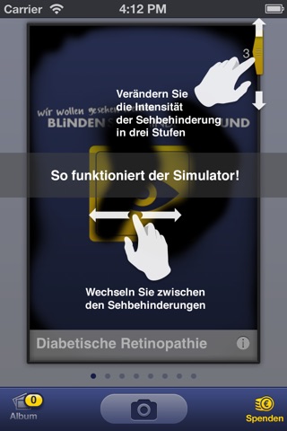 Sehbehinderungssimulator screenshot 4