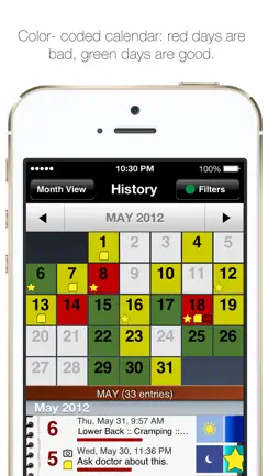 My Pain Diary: Chronic Pain & Symptom Tracker iPhone image 2