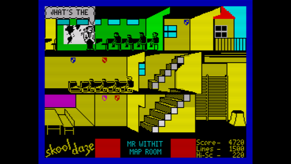 #3. Skool Daze (ZX Spectrum) (iOS) Podle: Jonathan Needle
