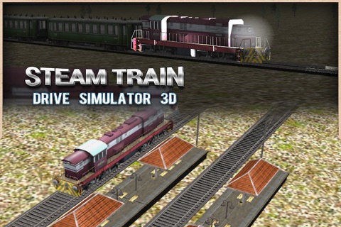 Steam Train Driving Simulator 3D screenshot 2