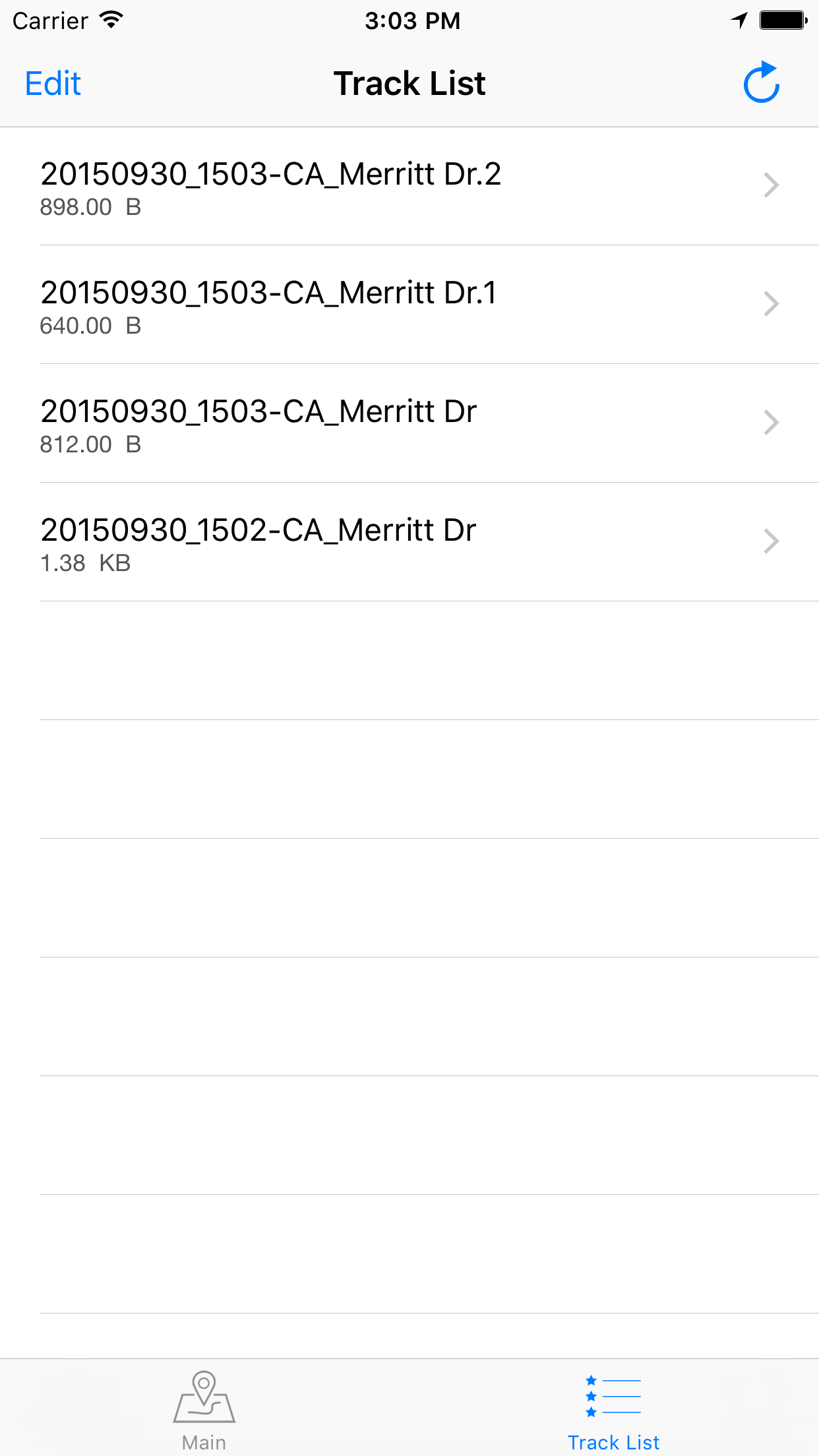 GPS Record Free screenshot 4